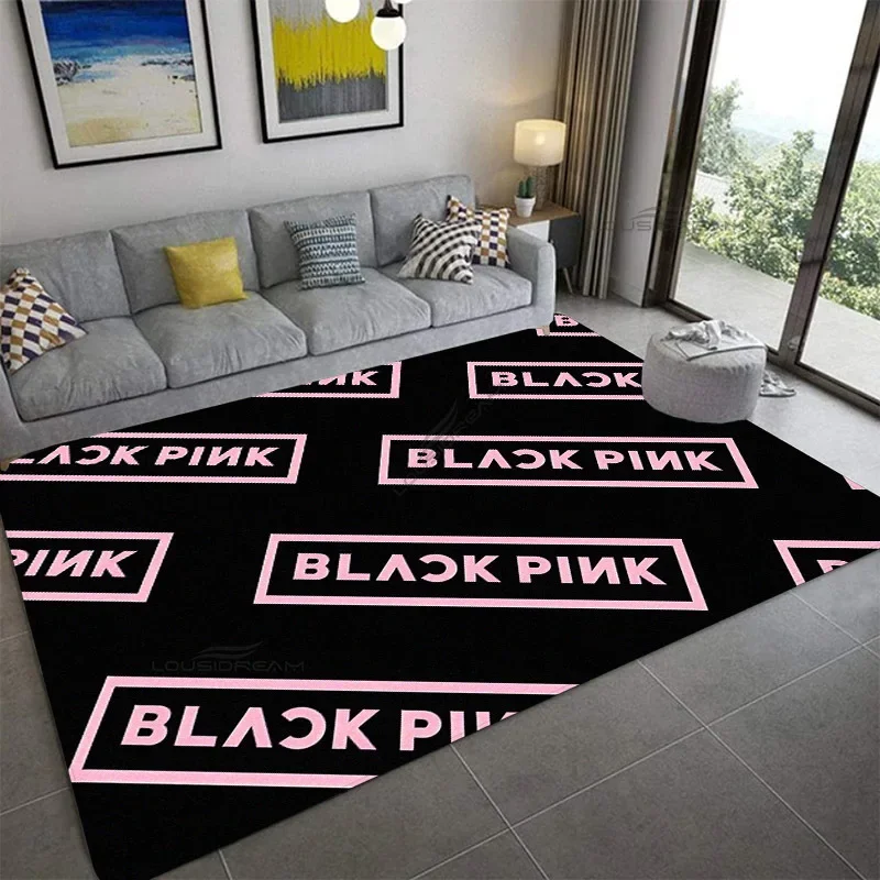 Fashion Korea Female Singer Group Decorative Carpet Children's Bedroom Floor Pad Can Customize Rug Living Room Cushion Door Pad