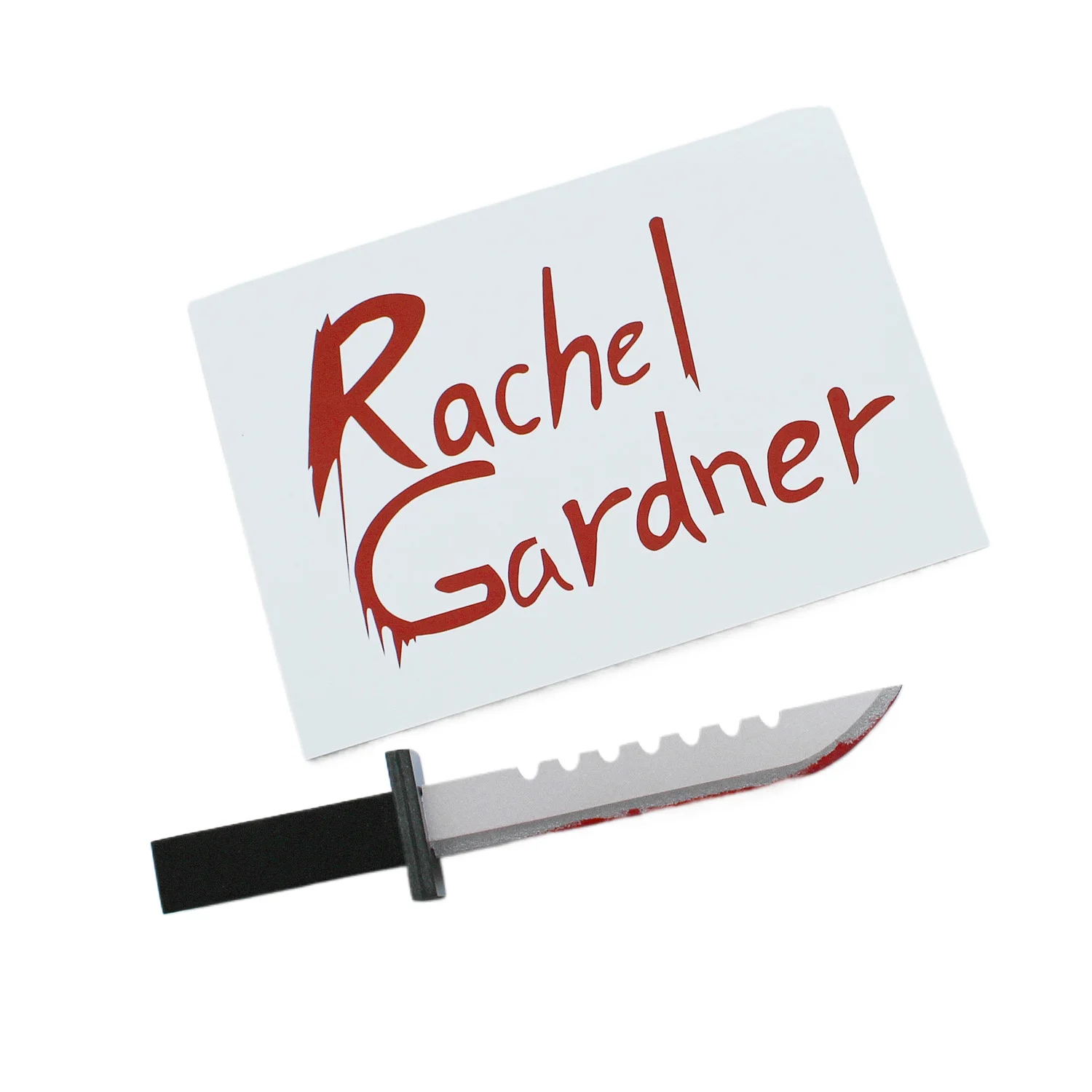 Isaac Foster Rachel Gardner Cosplay Sword Card Angels of Death Costume Halloween Props