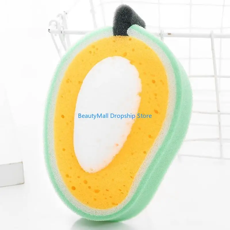 40JD Fruit Shaped Soft Sponge Body Scrubber Bath Exfoliating Dead Skin Remove