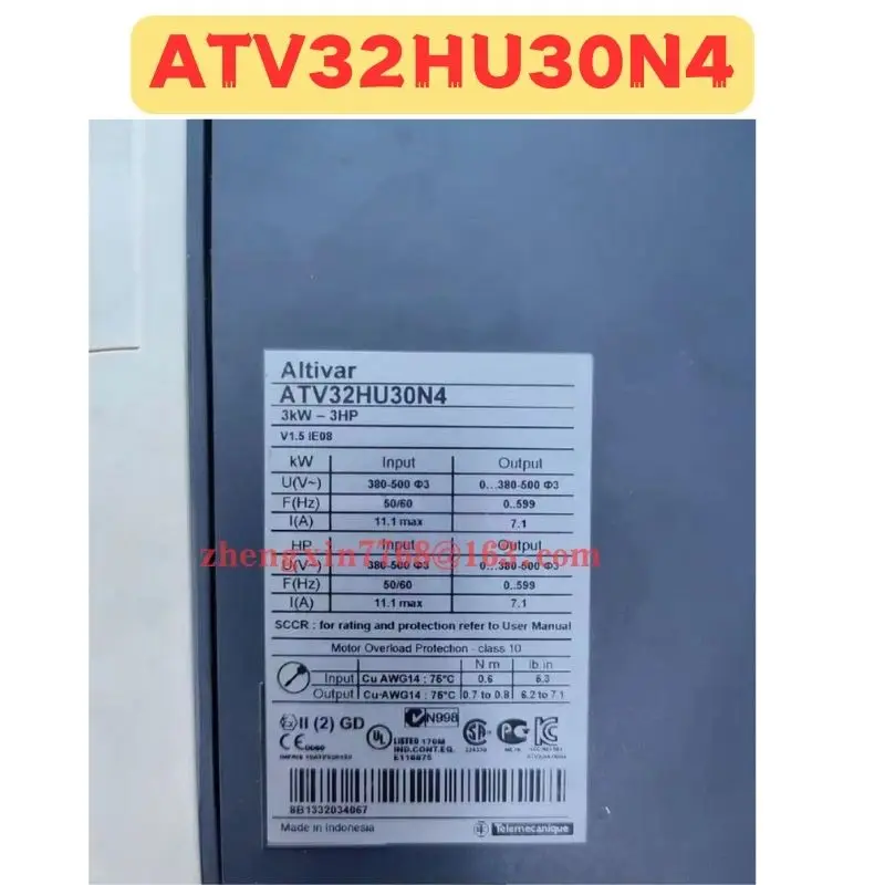 Used Frequency Converter ATV32HU30N4 Normal Function Tested OK