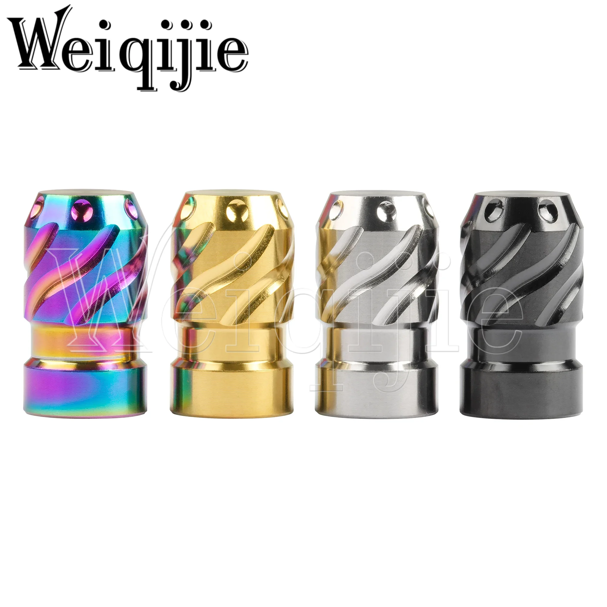 Weiqijie Titanium Alloy Valve Cap Modification Dust Cap Valve Core Cap for Motorcycle Bicycle Modification