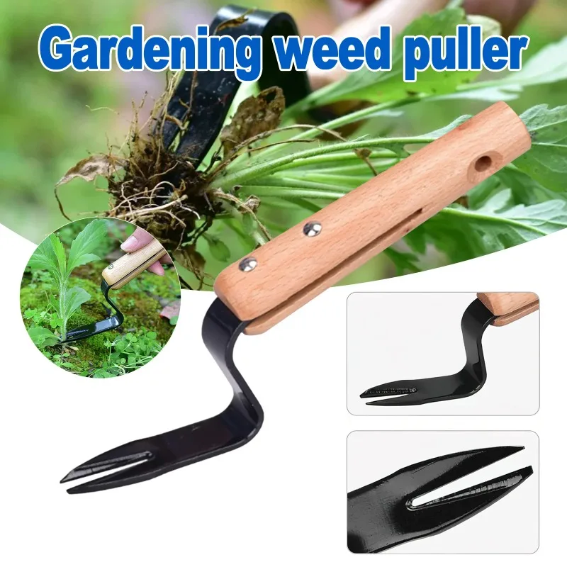 

Effortless Weed Removal Tool Handheld Dandelion Puller Garden Fork Durable Metal Construction for Lawn Care Garden Pruning Tools