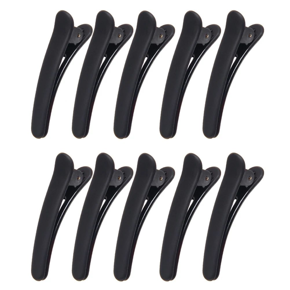 

12Pcs Black Hairpins Hair Barrettes Clips Frosted Surface Smooth Hold Beak Design for Hair Sectioning Salon Use