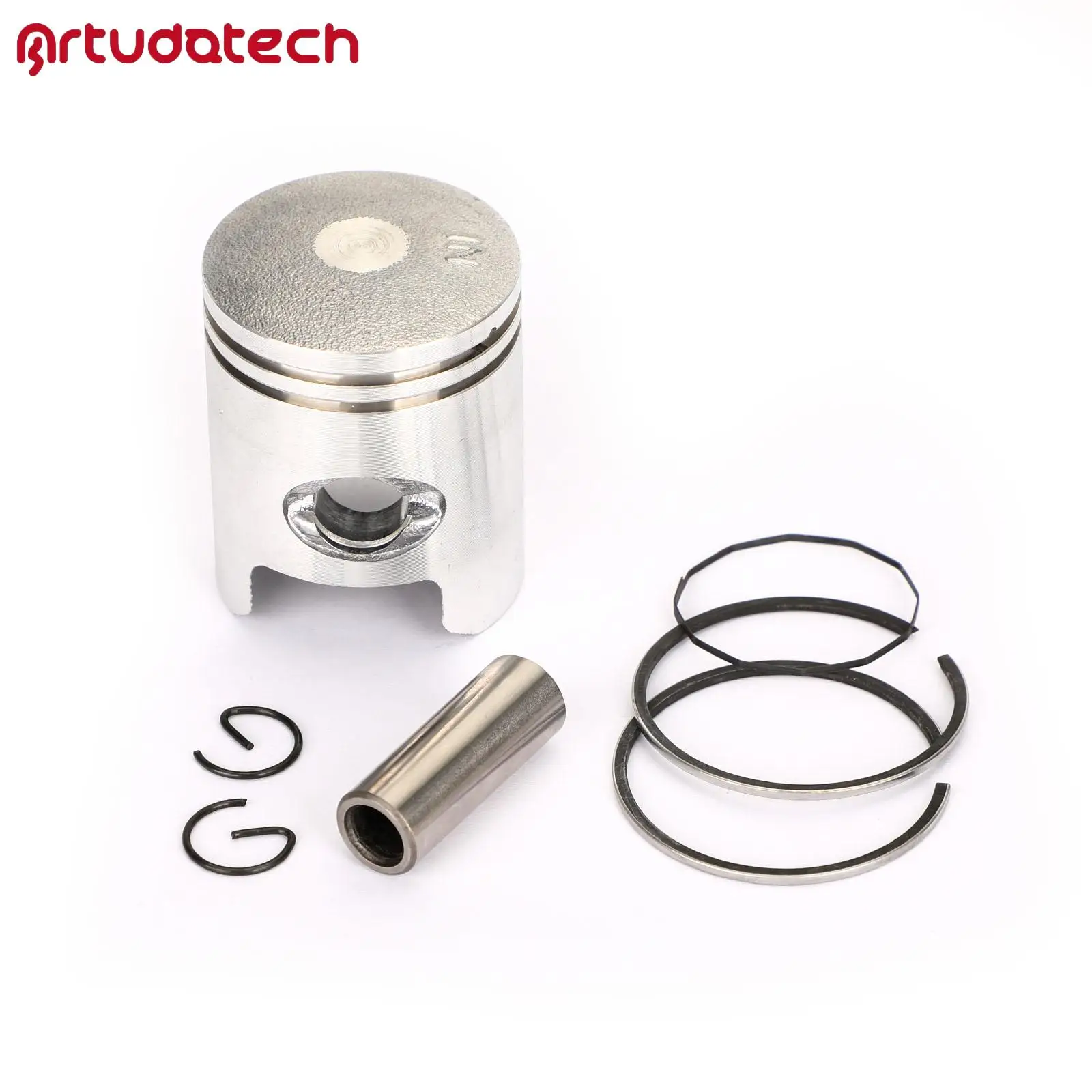 Artudatech - Juego de pistones y anillos de 40 mm para Honda ZX 50 Live Dio WW 50 Topic NH 50 Lead