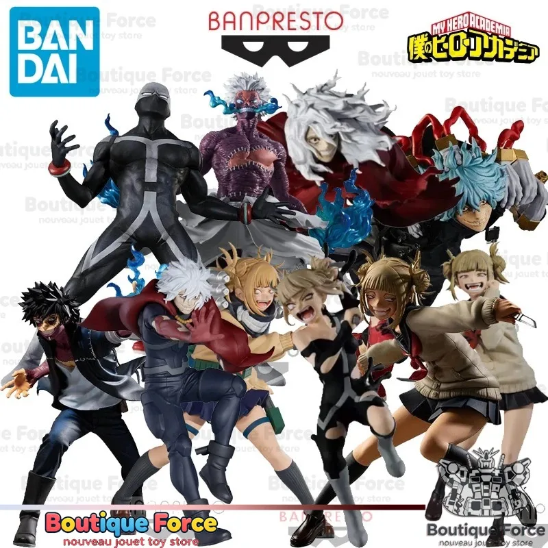 Figura de Acción BANDAI My Hero Academia DX, Dabi, Himiko Toga, Tomura Shigaraki, Villanos Malvados, Figura de Anime Coleccionable, Juguete de Regalo