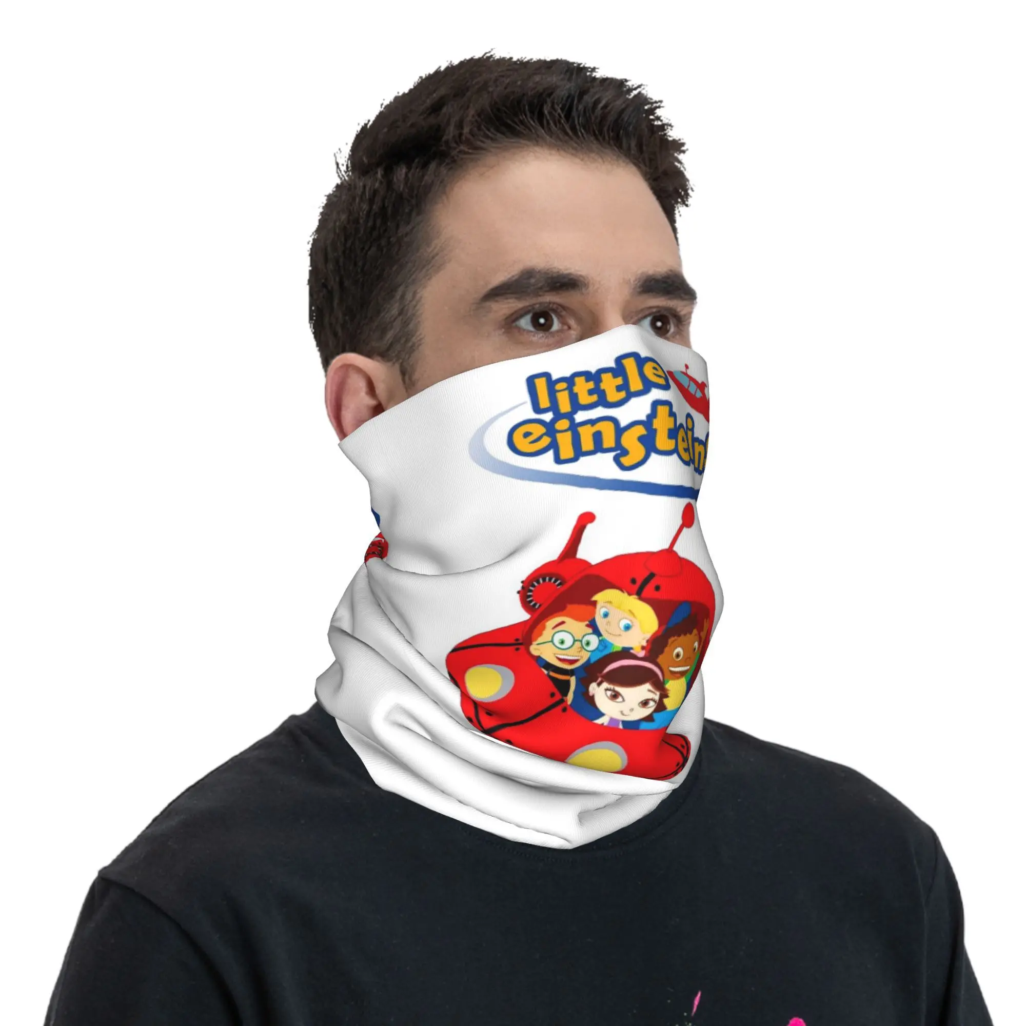 Little Einsteins Ropa Little Einsteins Ca Bandana Cuello Polaina Máscara impresa Bufanda Multiuso Sombreros Montar