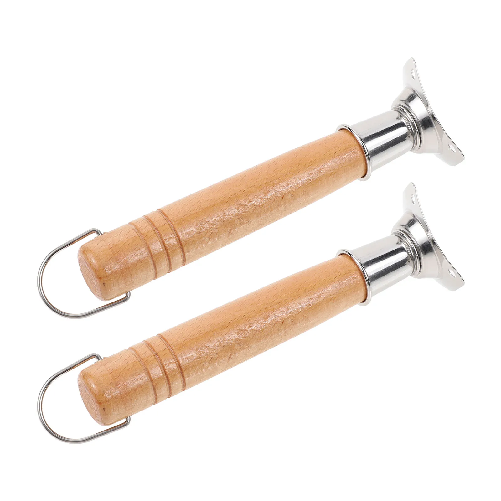 

2pcs Soup Pot Handle Ergonomic Replacement Wood Handles Cooking Kitchen Supply Milk Pot Grip Strong Capacity Storage