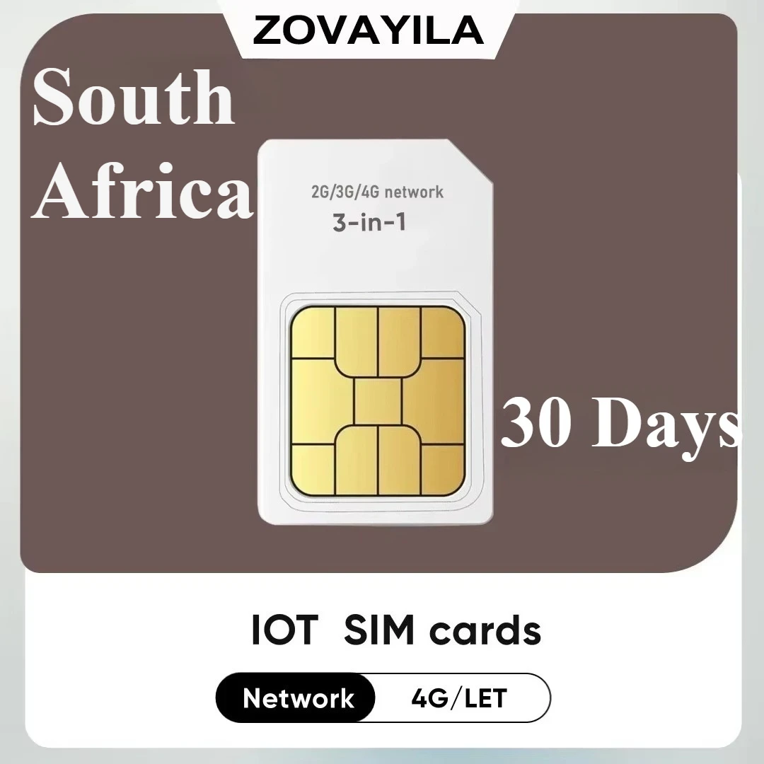 South Africa Data‑Only SIM For  GPS Positioning Equipment 30Days 30MB Stable Network For Kids Watch Elder Locator Cape Town