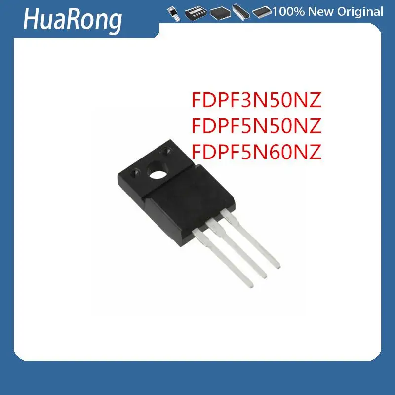 10Pcs/Lot   FDPF3N50NZ FDPF5N50NZ FDPF5N60NZ TO-220F