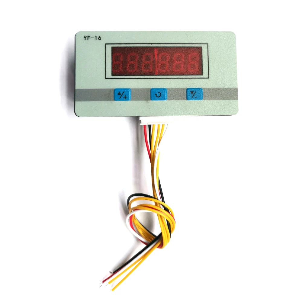 Mini LED Digital Counter Module DC/AC5V~24V Electronic Totalizer with NPN and PNP Signal Interface 1~999999 Times Counting Range