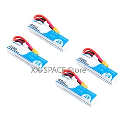 Betafpv 450mAh 2S 45C Lipo Battery/ 2S Whoop Cable Pigtail (XT30)
