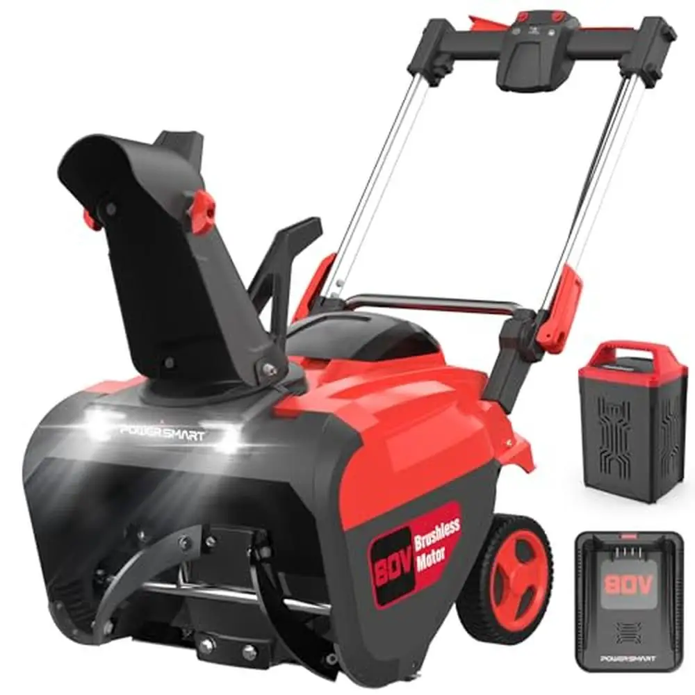 80V MAX Cordless Snow Blower Electric Clearing Machine 21