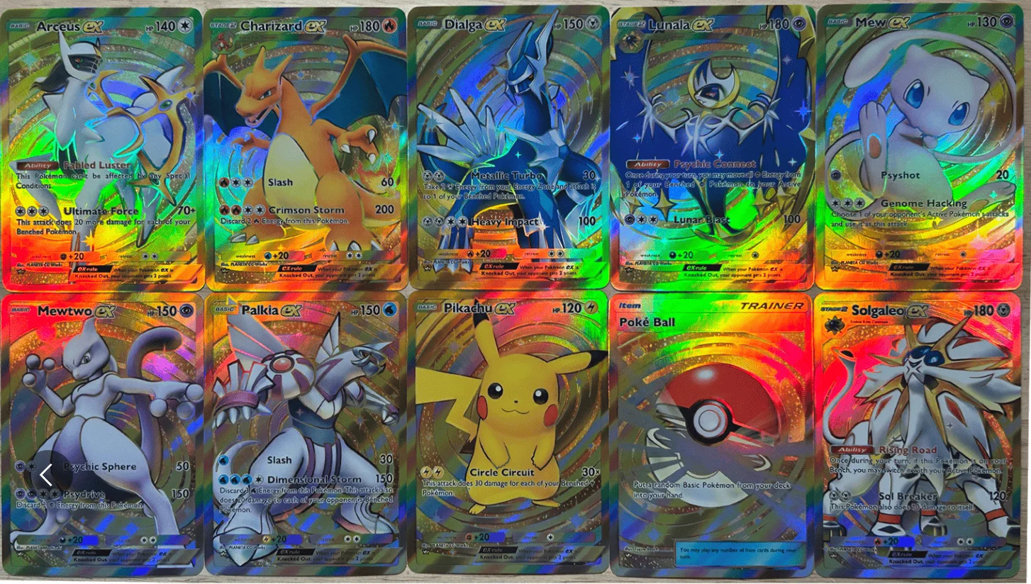 pokemon  Diy  pocket ptcg  Self Control Collect Signature Trading Flash Card Anime Cartoon Gift