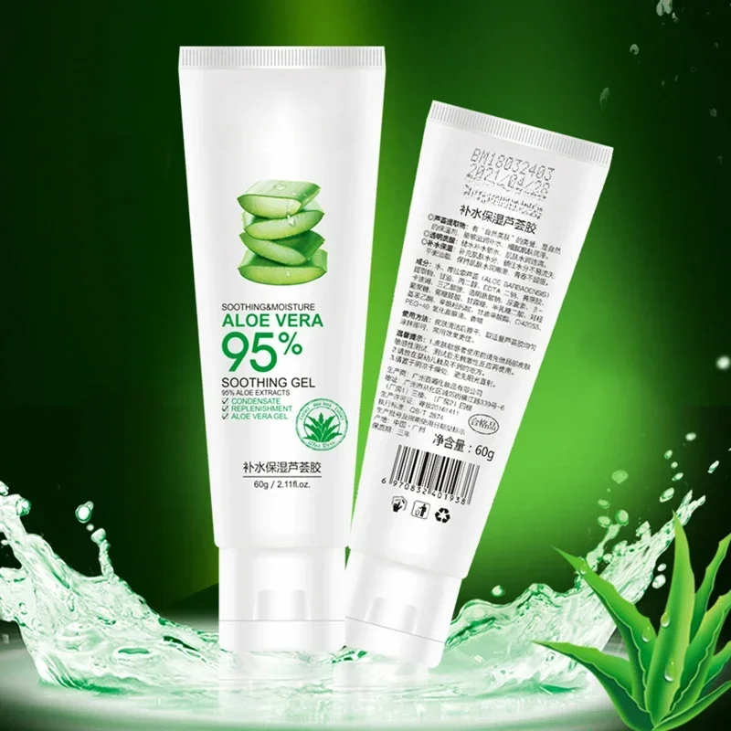 Aloe Vera Gel Face Cream Aloe Soothing Gel Remove Acne Moisturizing Day Cream After Sun Lotions Skin Repair Skin Care