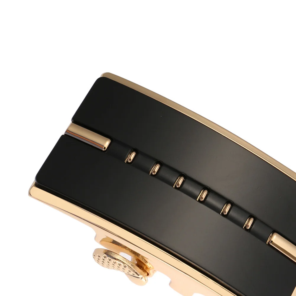 حزام أوتوماتيكي مصنوع من خليط معدني متين ومقاوم للخدش للرجال، نمط عمل، إبزيم فريد من نوعه للاستخدام الرسمي #6