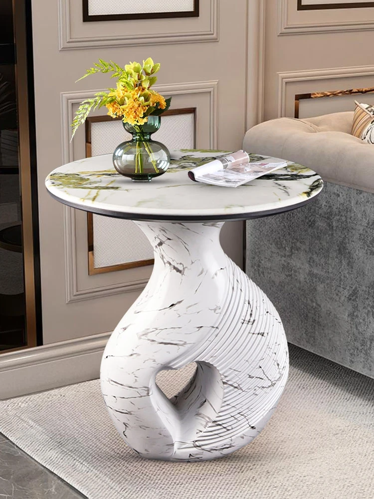 Home Decor Creative Small Side Tables Nordic Living Room Sofa Round Art Coffee Tables Bedroom Bedside Table Housewarming Gifts image 4