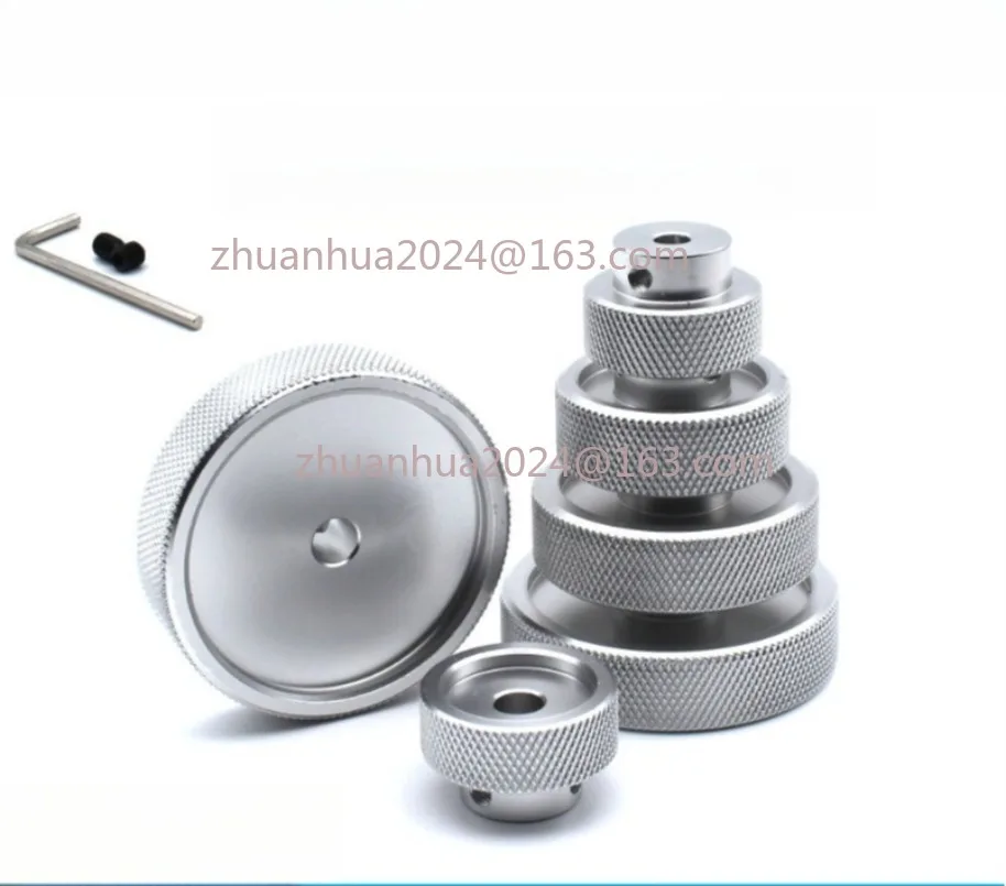 Encoder Aluminum Alloy Meter Counting Wheel Metal Knurling Encoder Anti-skid Wheels Counting Wheel E6B2 Meter Counting Wheel