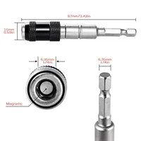 1/4 "Hex Magnetic Ring Screwdriver Bits Drill Extension Rod Quick Change Holder Drive Guide Screw Drill Tip Hand Tools Drill Bit 6