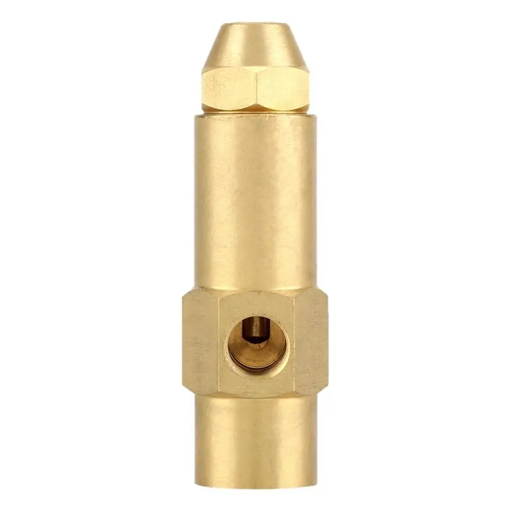 New Brass Fuel Burner Nozzle Air Atomizing Threaded Inlet Siphon Spray Nozzle Two Fluid Atomizing Nozzle Waste Oil Vegetable Oil