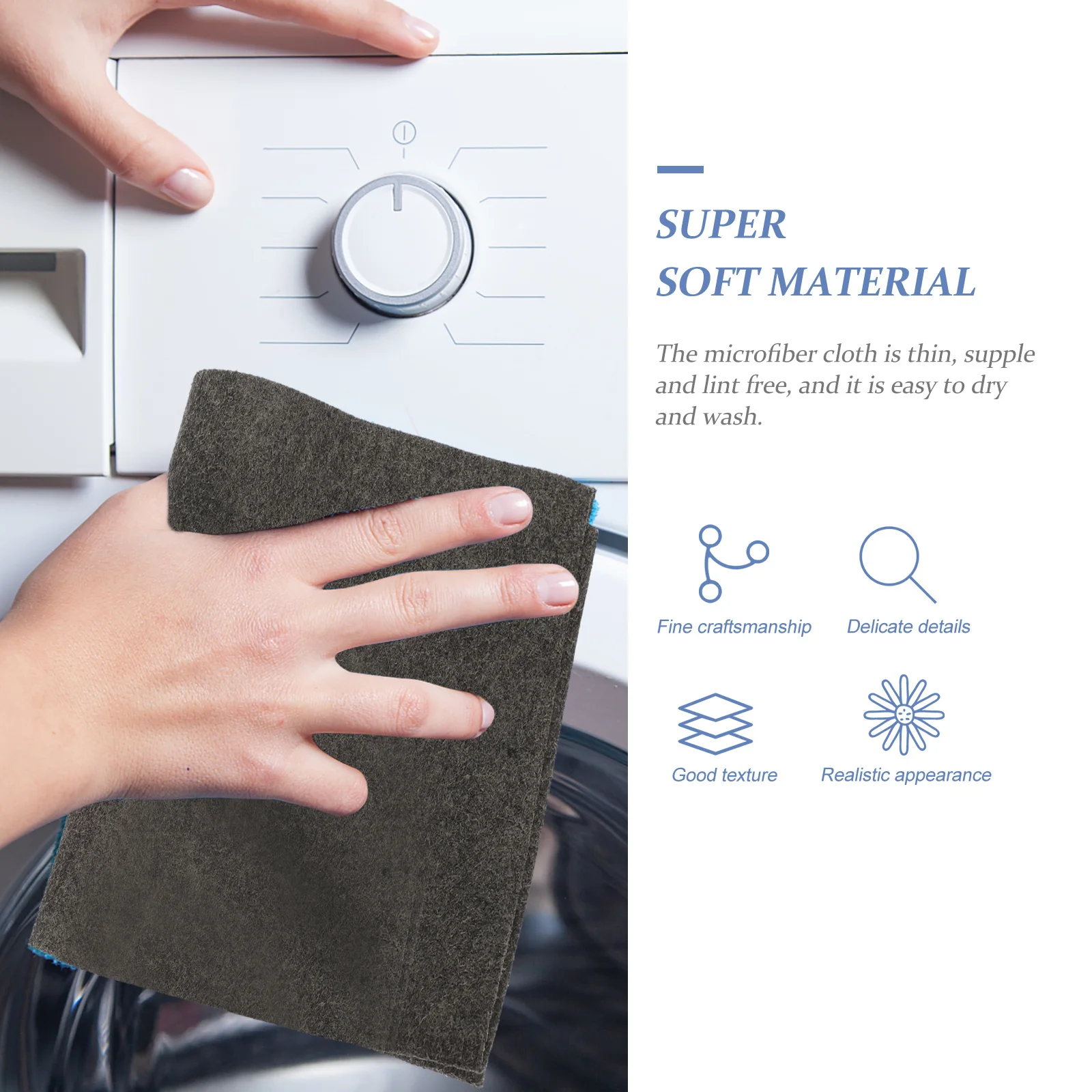 

3Pcs Microfiber Cleaning Cloth Set for Glass Windows Mirrors Cars Eyeglasses Kitchen Bathroom Polishing Wipe Towels