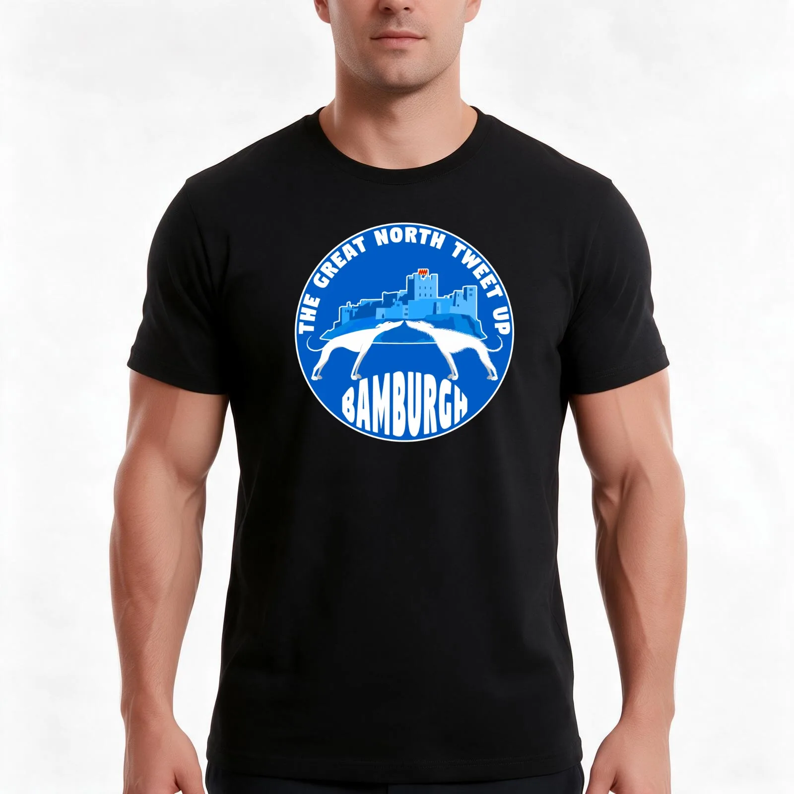 Great North Tweet Up T-Shirt Summer Casual Cotton Tee Oversized Streetwear Tops Vintage Graphic Print Loose Fit Short Sleeve