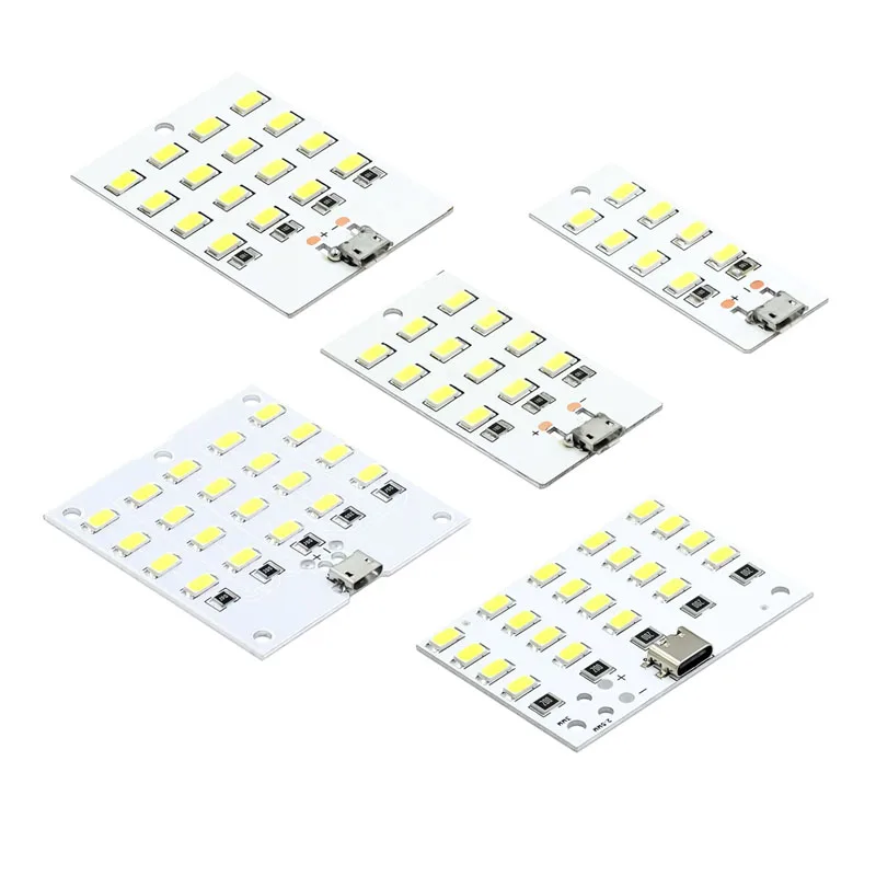 8 12 16 20 contas de led módulo de painel de iluminação lâmpada de fornecedor de rua luz de emergência luz noturna micro usb luz portátil com tipo c