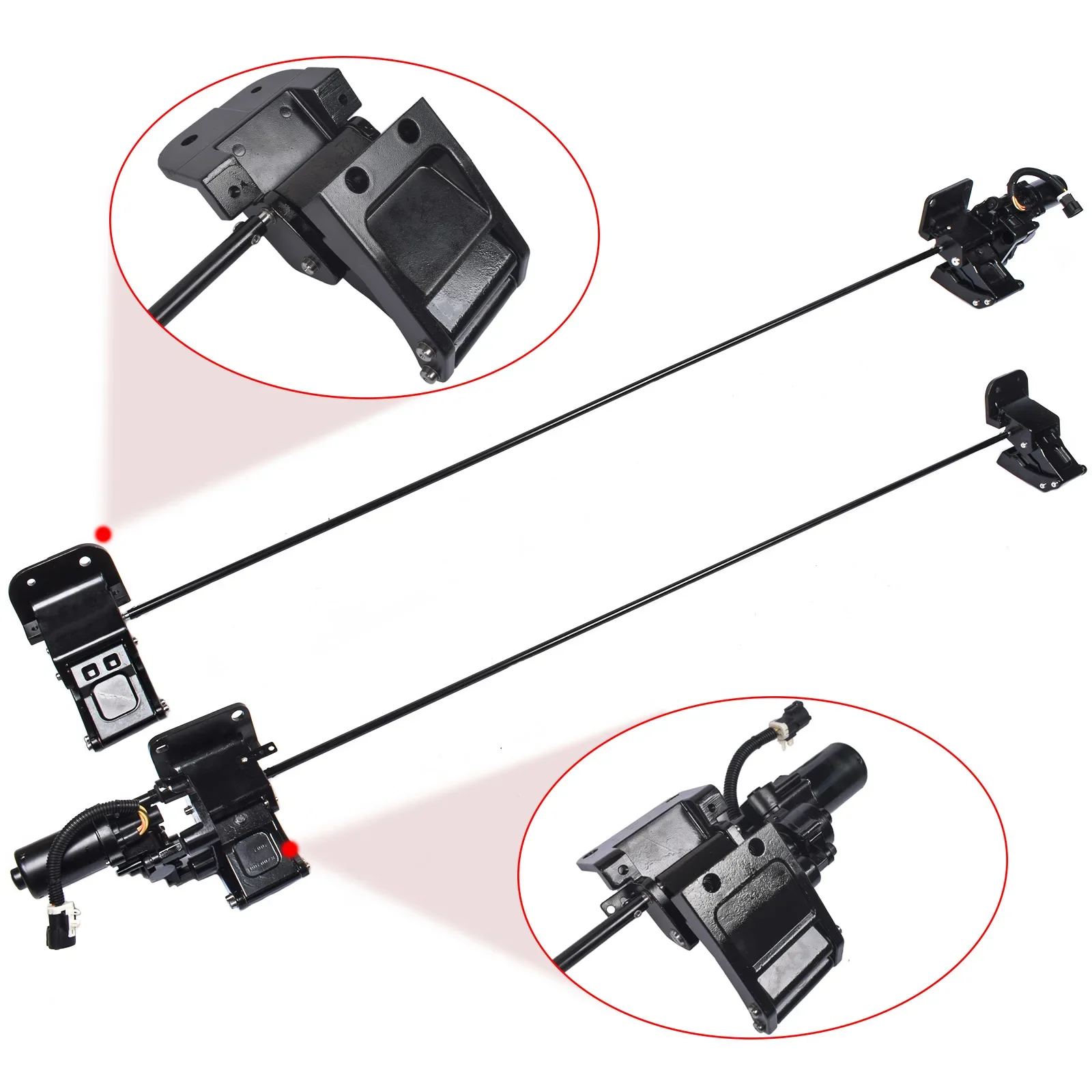 

2PCS Power Running Board Motor Left & Right w/Bracket Replacement for Ford Expedition Lincoln Navigator 9L7Z16A506B 9