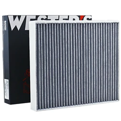 For BMW 5(F07 F10 F11) 6(F12 F13 F06) 7(F01 F02 F03 F04) WESTGUARD Activated Carbon Cabin Air Filter MK8020 64119272642 CF11220