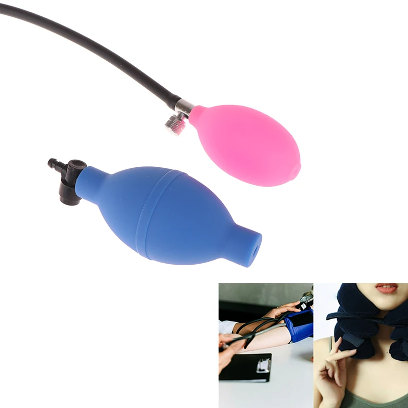 PVC Inflator Bulb Air Pump For Sphygmomanometer Blood Pressure Monitor Handheld Health Care Accessory Ball Plastic/Metal Valves