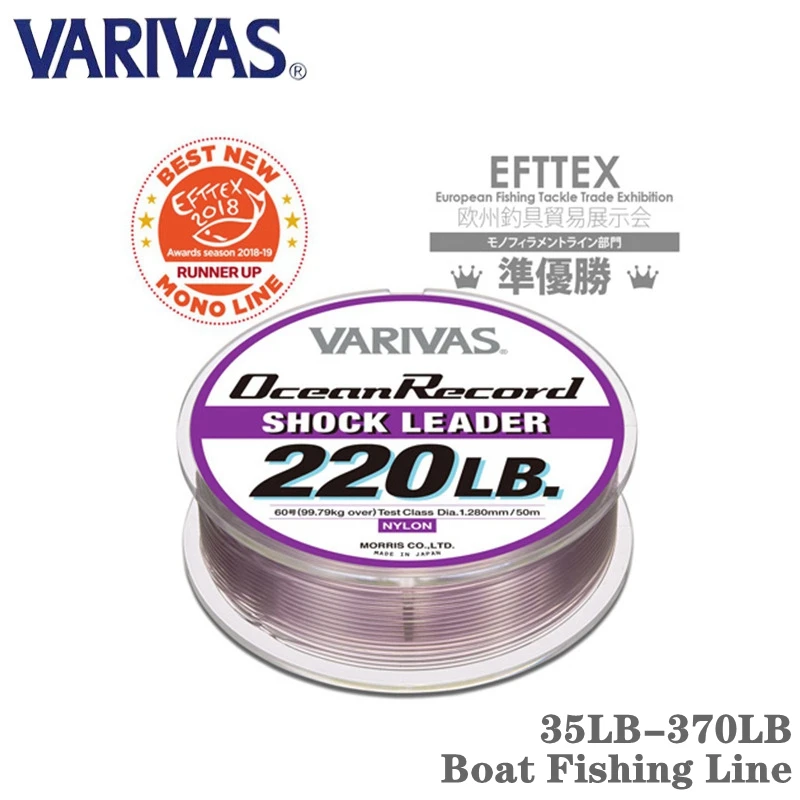 varivas ocean record fishing line linha de pesca do mar 50m 30m 35lb370lb linha nyon atum especial feito no japao feito no japao original 01