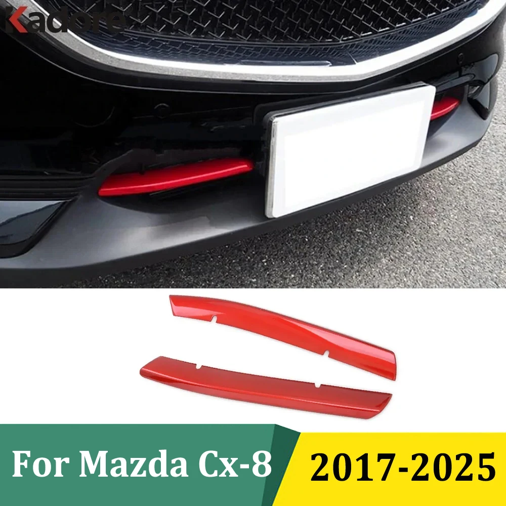 

Для Mazda Cx-8 Cx8 2017 2018 2019 2020 2021-2025 хромированная передняя решетка, накладки, полоса, наклейка, аксессуары для внешнего стайлинга автомобиля