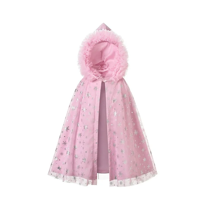 Children‘s Cloak Princess Party Hooded Cape Winter