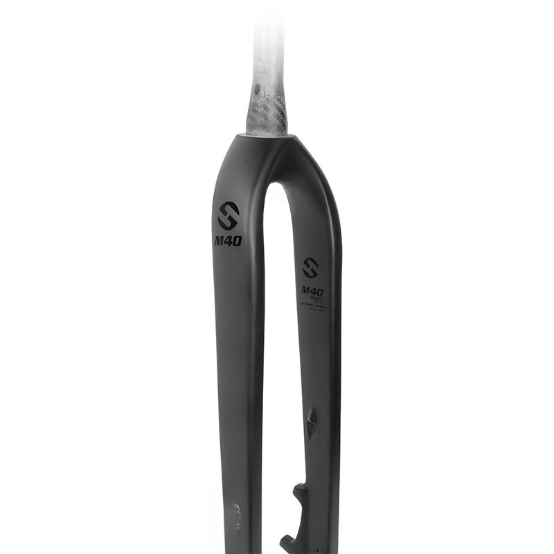 Mountain bike barrel shaft front fork carbon fiber hard fork disc brake 15 * 100/110 full hidden internal wiring