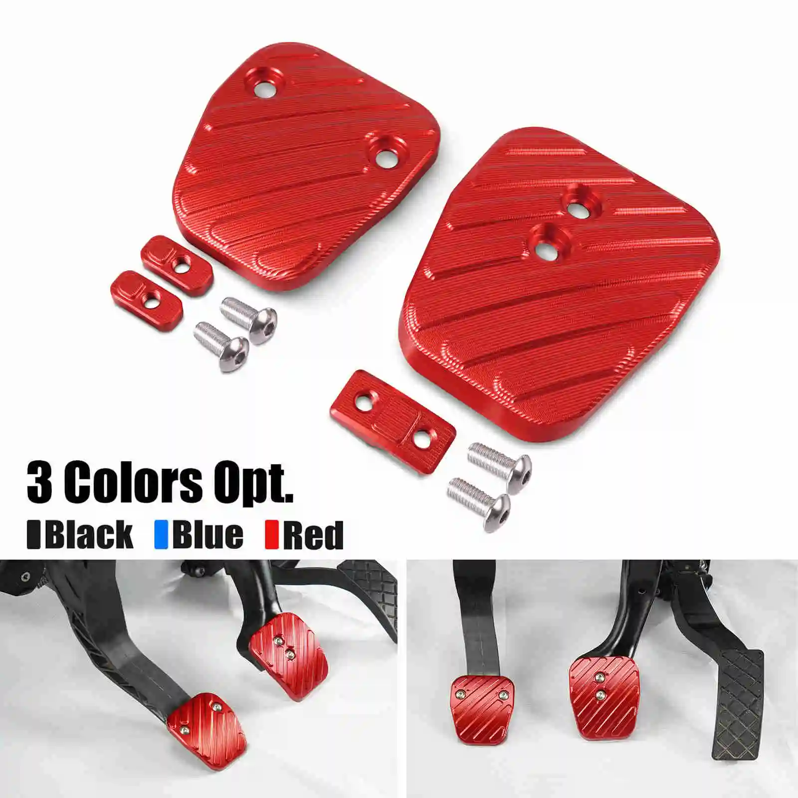 Aluminum Clutch & Brake Pedal Set for Audi A3 8V TT for VW Golf MK7/8 GTI R for Tiguan AD for Skoda Octavia 5E for Seat Leon 5F