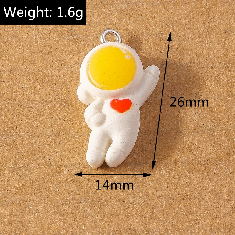 10 Stück niedliche Tier-Anhänger aus Kunstharz, Kuh-Anhänger für die Schmuckherstellung, Ohrringe, Halskette, DIY, handgefertigtes Armband, Zubehör – Detail 17