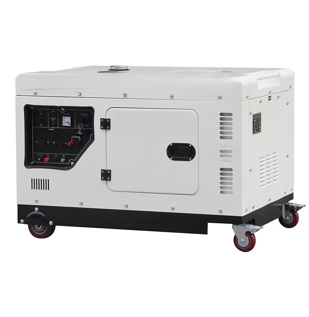 hiearns 8KVA 9KVA 10kVA 12kVA 16kVA 20kVA Super Silent Generator Portable Generators air Cooled