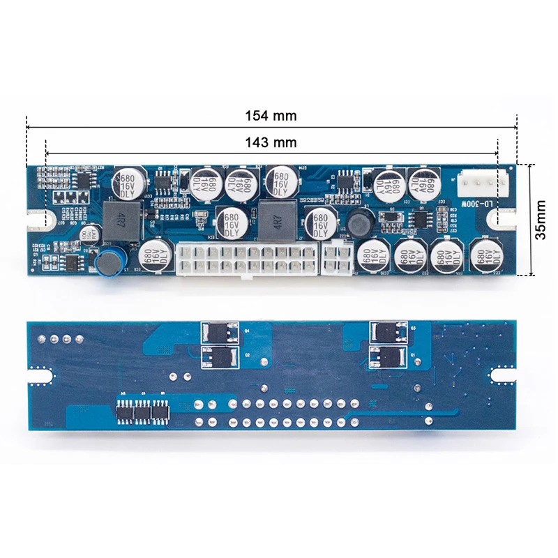 جهاز كمبيوتر محمول RGEEK بقوة 12 فولت 300 واط تيار مستمر ATX الذروة PSU Pico ATX جهاز تعدين PSU 24pin مزود طاقة صغير ATX للكمبيوتر