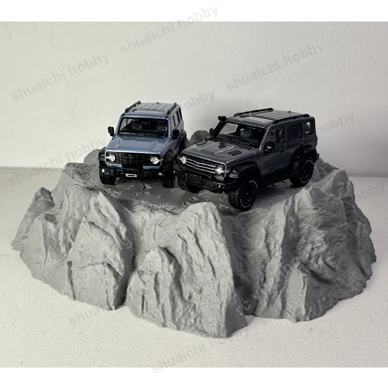 1PCS Diameter 11cm/17cm Vehicle Model Display Base 3D Printed Diecast Vehicles Showcase Holder for Desktop Collection Exhibition