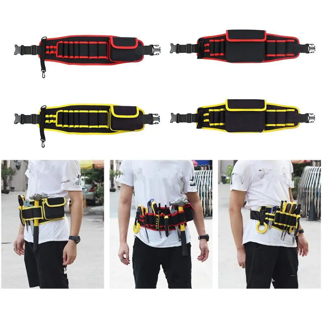 Sacos de ferramentas de espessamento de pano Oxford grande kit de ferramentas com cinto ajustável