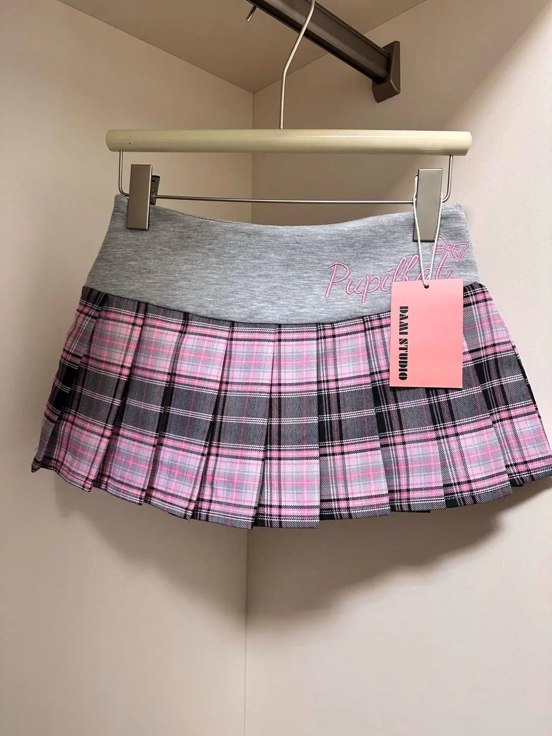 2026 Summer Women Mini Pleated Plaid Skirts Japanese Korean Ballet Core Design E-girl Gyaru Abi Y2k Aesthetic Harajuku 2000s New