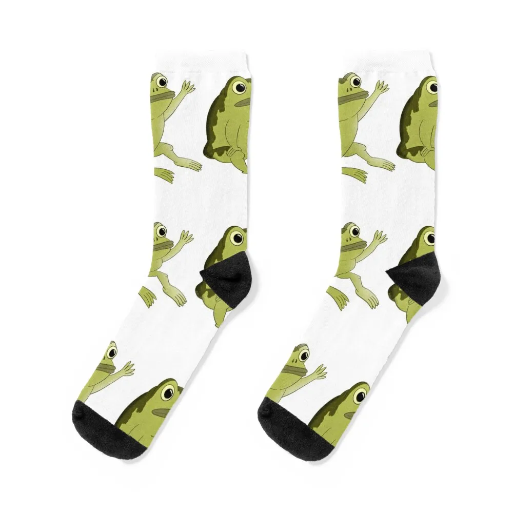 

The Frog (aka. Jason Funderburker) [Raised Hand] Socks Argentina set Climbing Girl'S Socks Men's