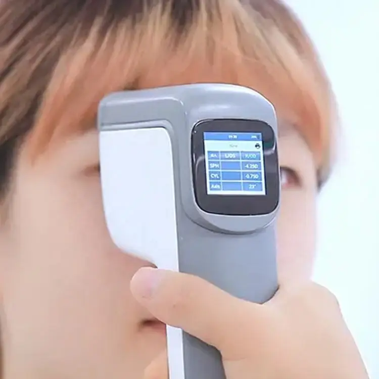 Optikinstrumente Handheld Autorefraktor Tragbares Auto-Refraktometer Optometrie Autorefraktor Vision Screener Einfache Ref-Optik