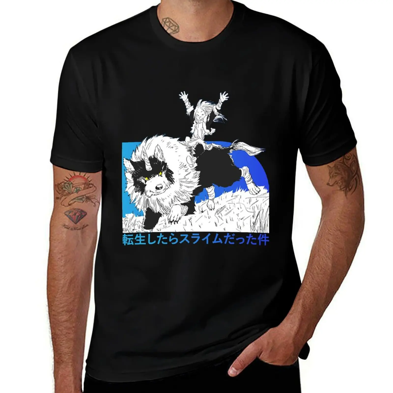 

Rimuru and Ranga T-Shirt cotton t shirts high quality t shirt for man T-Shirt
