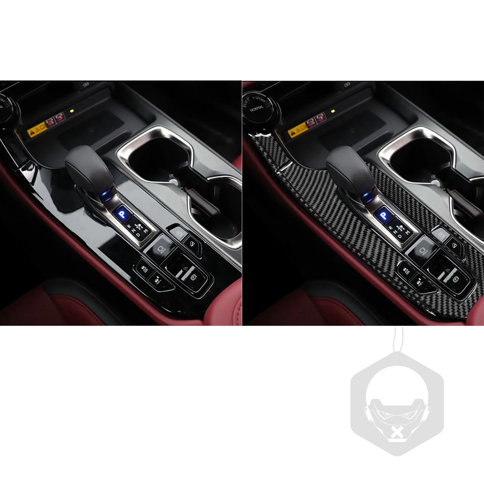 CDEFG Plateau organisateur de console centrale pour Lexus NX 250 350H 450H 2022 2023 2024 Accessoires Boîte de rangement d'accoudoir Plateau d'insertion secondaire Conteneur à pièces Matériau ABS noir