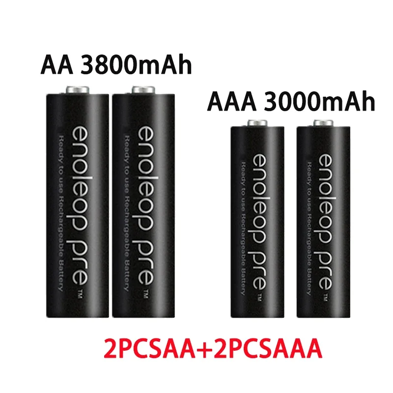 

AA + AAA rechargeable AA 1.2V 3800mah / 1.2V AAA 3000mAh Ni MH battery flashlight toy watch MP3 player replacement Ni MH battery