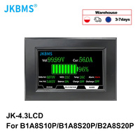 JKBMS Smart BMS LCD Display 4.3 Inch Lithium Battery Smart Bms Accessories Intelligent Battery Level Indicator JK BMS LCD RS485