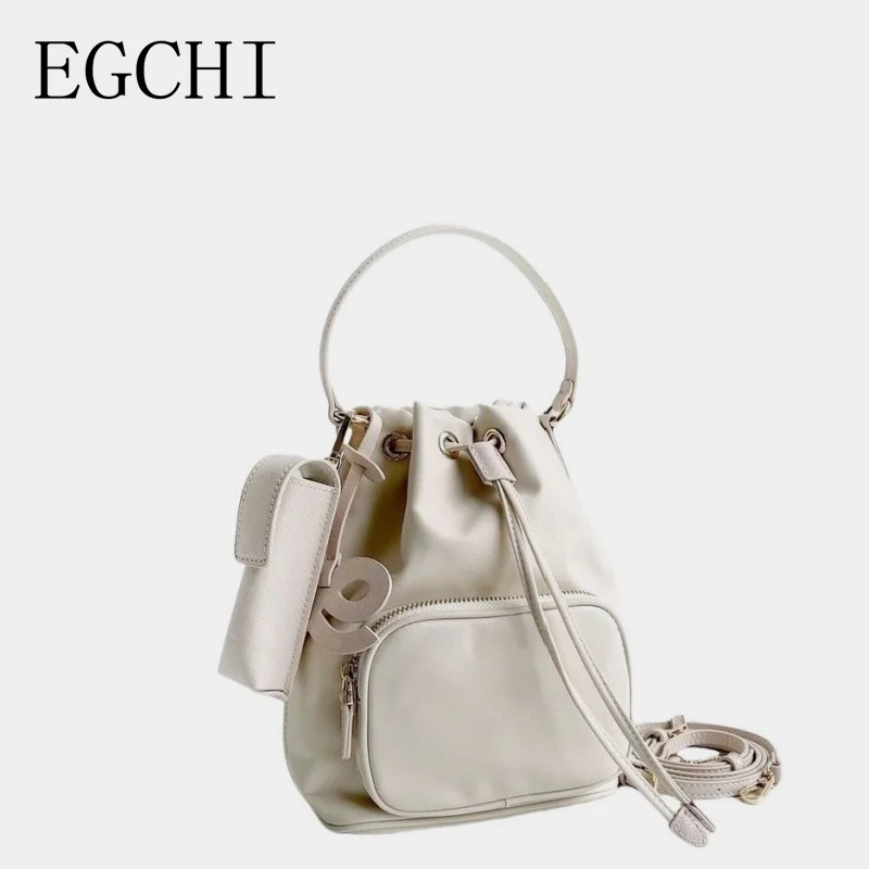 

EGCHI Luxury Women Shoulder Bags Tassel Bucket Bags For Women Girls Crossbody Bags Shoulder Messenger Bags Bolsos Handbag 복조리가방