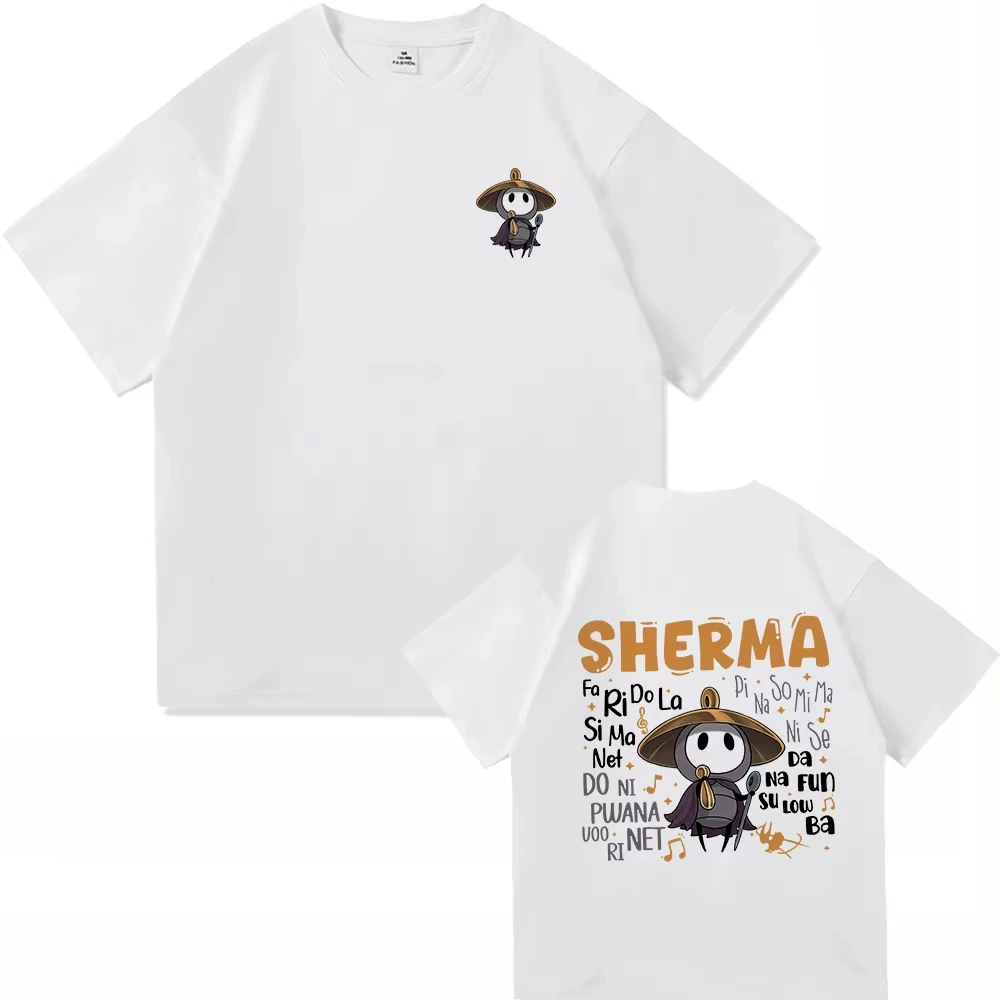 

Just Keep Singing Sherma Silksong Hollow Knight TShirt Men/women Clothing Harajuku High Quality Tops for Gifts Cotton TShirts