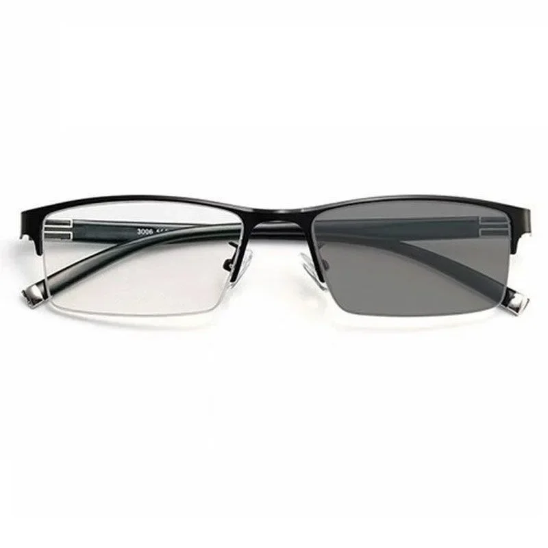 نظارات قصر النظر اللونية ، نصف الإطار ، الرؤية القريبة ، الضوء المضاد للأزرق ، الرؤية القصيرة ، النظارات الخارجية ، عالية الوضوح ، الأعمال