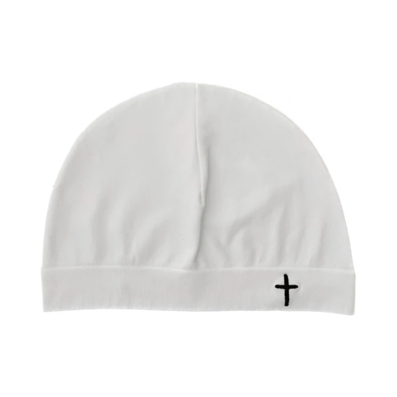 قبعة جمجمة محبوكة مطرزة متقاطعة لتغطية دفء الخريف والشتاء، قبعة من النايلون بطبقة واحدة للحفلات